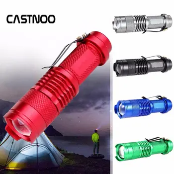 

CASTNOO Mountain Road Bike LED Flashlight Q5 Elastic Bandage Bicycle Light 1200LM Zoom Lamp Light for Cycling Outdoor Activity