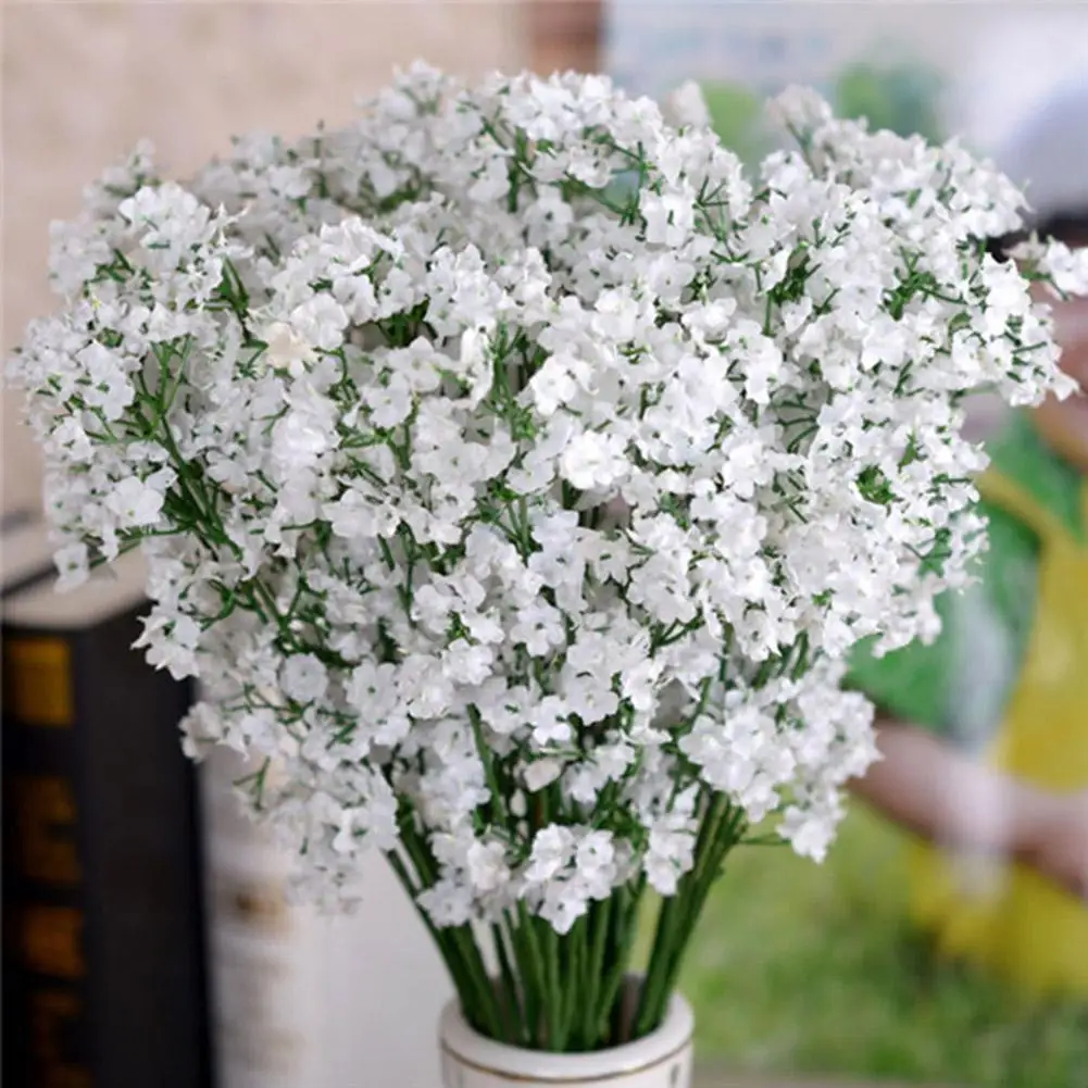 Цветы покрытые небом искусственные Искусственные Шелковые Babybreath цветочные