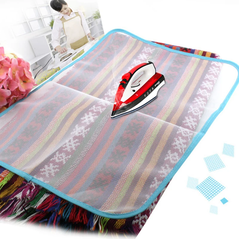 

High Temperature Ironing Cloth Ironing Pad Household Protective Insulation Against Pressing Pad Boards Mesh Cloth Random Colors