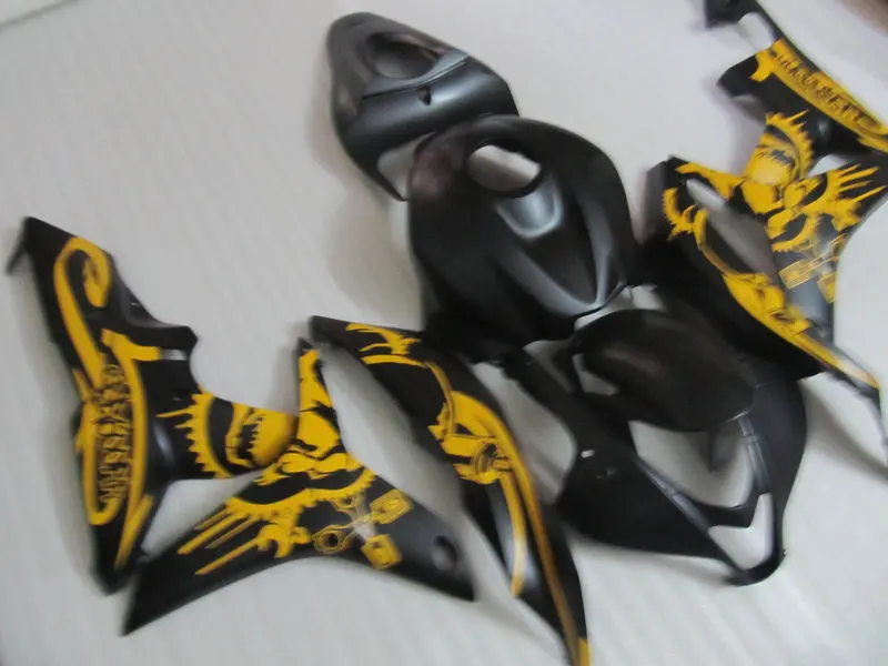

Motorcycle Fairing Kit for HONDA CBR600RR F5 07 08 CBR600 RR CBR 600RR 2007 2008 ABS Golden black Fairings set+7gifts HG37