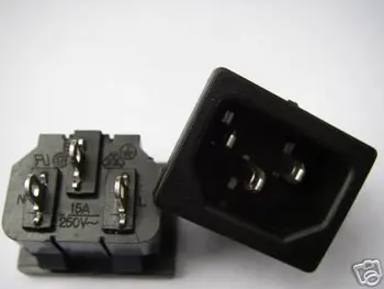 

50 110v-250v 15A Snap-in AC Power Socket Jacks PS1