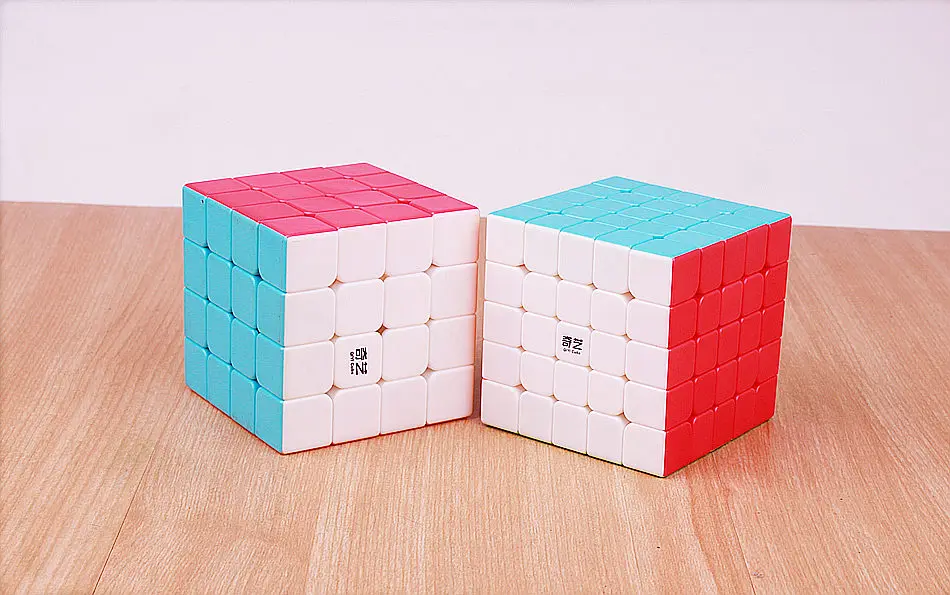 QIYI warrior 3x3x3 4x4x4 5x5x5 Волшебные кубики, детские игрушки, скоростные пазлы, куб, обучающая наклейка, меньше магических игрушек, карманный куб 2x2x2