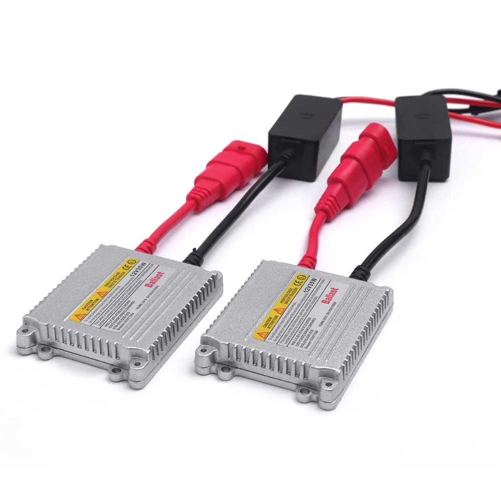 2 шт. 12V hid ксенон балласт 35 Вт Цифровой Тонкий скрытый блок электронный зажигания