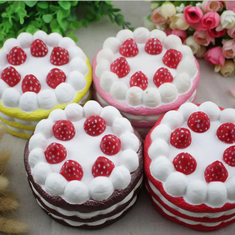 

1PCS DIY Miniature Artificial Fake Food Cake Simulation Cake Slow Rebound Decorative Craft Play Doll House Toy