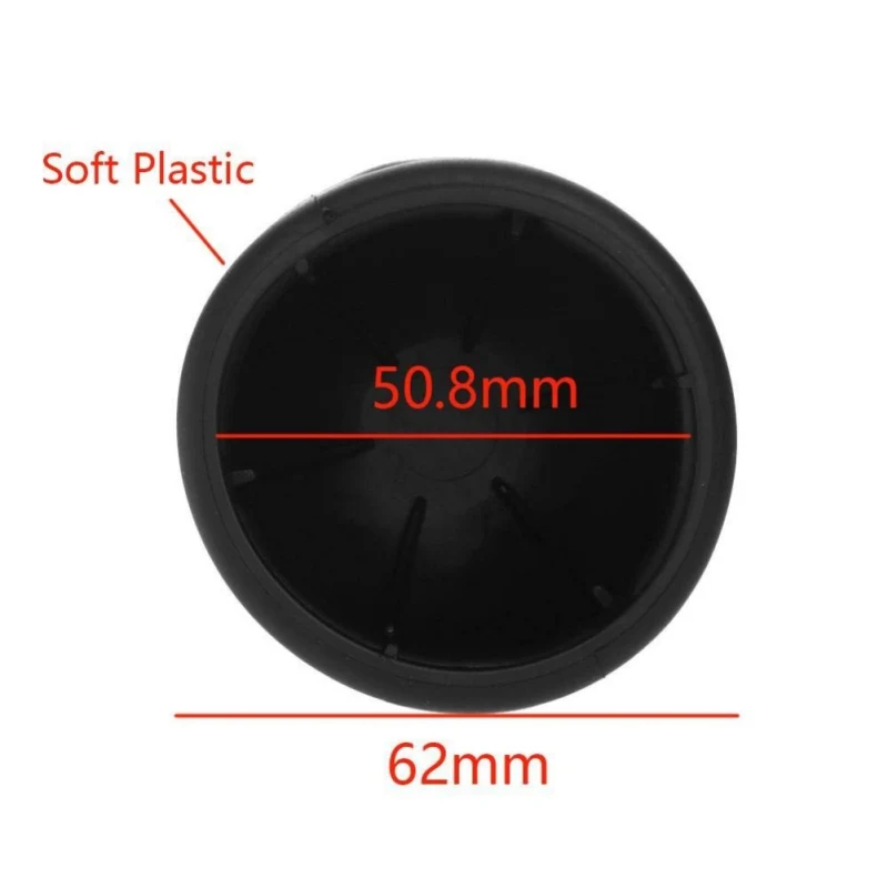 العالمي 50mm شريط السحب الكرة غطاء كاب سحب عقبة قافلة مقطورة حماية سيارة التصميم