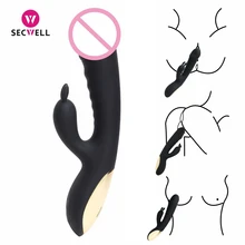 Secwell Dildo Anal Plug Vibrator Woman Massager Vibrating G-spot Vagina Clitoris Double Vibration Stimulator Sex Adult Toy