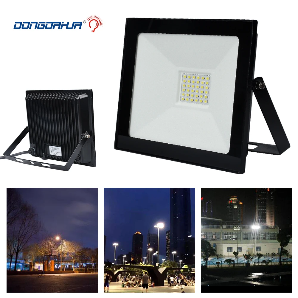 220V 10W//30W//50W//100W LED Security Floodlight Outdoor 6000K Waterproof Wall Lamp