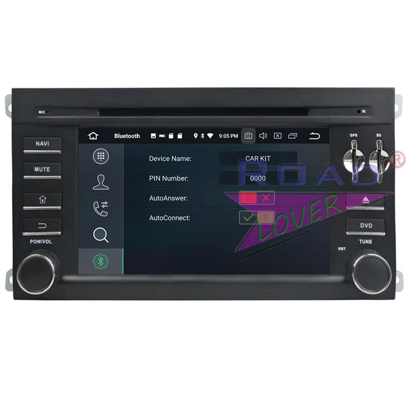 Perfect Roadlover Android 9.0 Car DVD Player Radio For Porsche Cayenne 2006 2007 2008 2009 2010 Stereo GPS Navigation Automagnitol 2Din 5