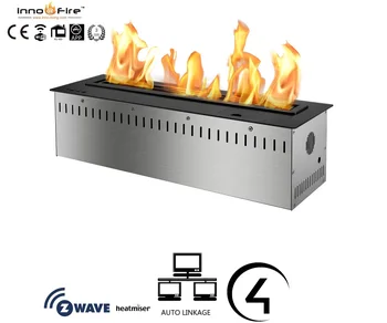 

Inno living 30 inch fireplace insert with remote control bio ethanol fire