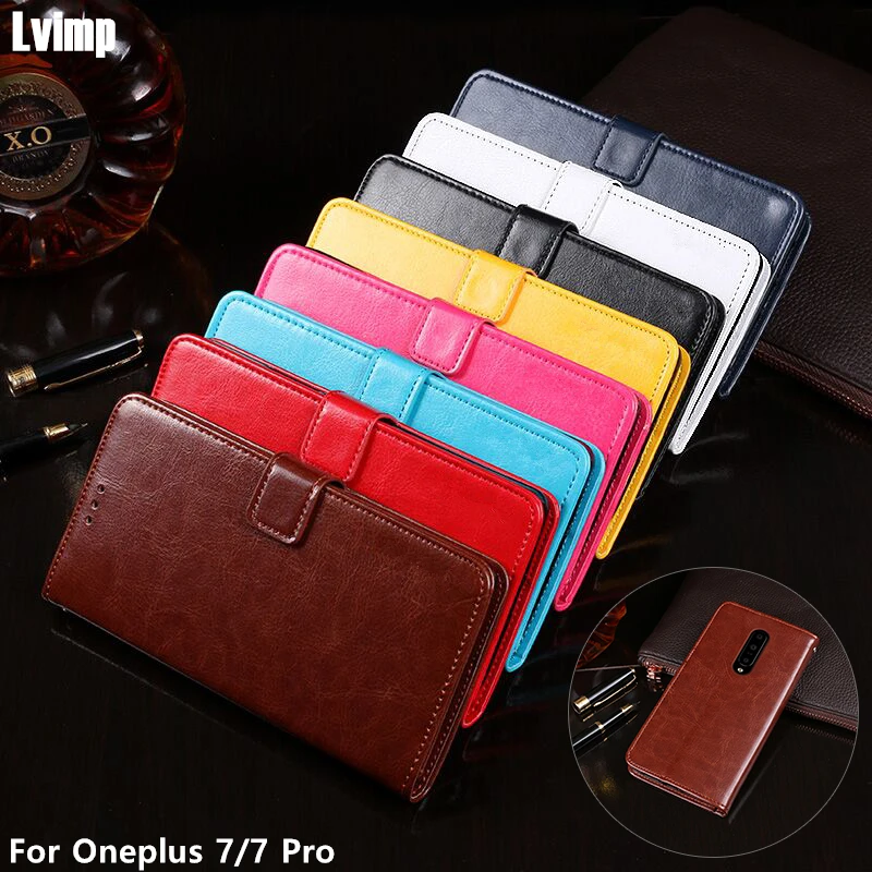 

OnePlus 7 Pro Case Luxury Flip PU Leather Wallet Case for One Plus 7 Pro OnePlus7 Pro 7Pro 5G Protective Phone Bags Cover