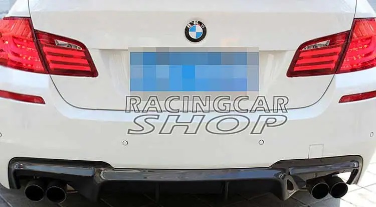 Неокрашенный DTM стиль задний диффузор спойлер для BMW 5 SERIES F10 M5 Бампер 2011UP B095F|spoiler for