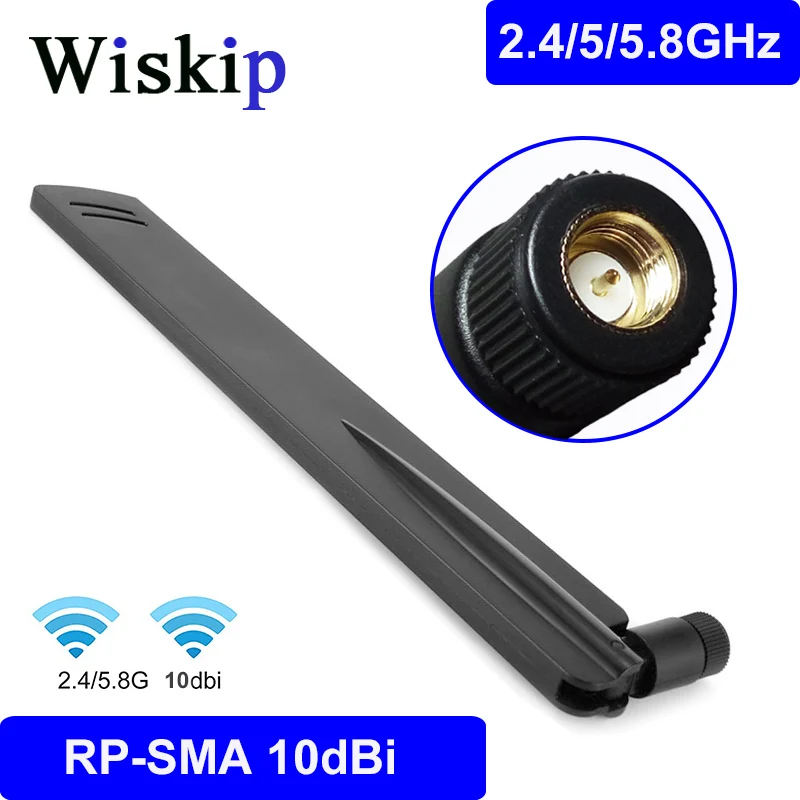 

2.4ghz 5g 5.8g Antenna Wireless WIFI SMA Male Connector Dual Band 2.4G Booster Universal Amplifier 10 dbi Aerial WLAN Router