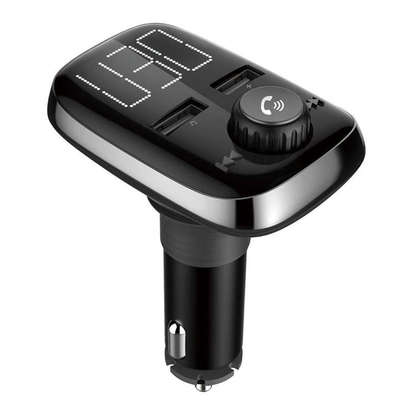 

Bluetooth Handsfree Car Kit Bluetooth MP3 Font Bluetooth Version 4.2 Bluetooth FM Transmitter Dual USB AUX Car Charger BT74
