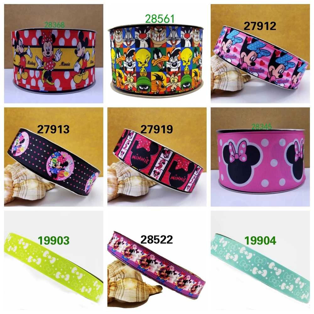 

Free shipping 2019 new arrival ribbons Hair Accessories ribbon 10 yards printed grosgrain ribbons 19903