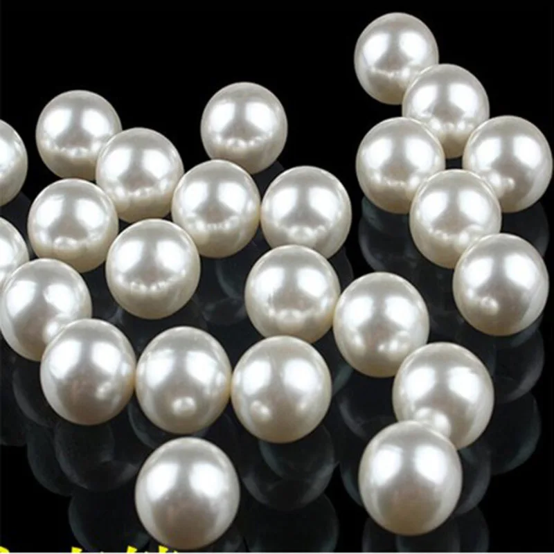 

100pcs/lot Round ABS Cheap Shape Imitation Pearls White Beads Hot Sale Handmade DIY Bracelet Jewelry Accessories Making Dropship