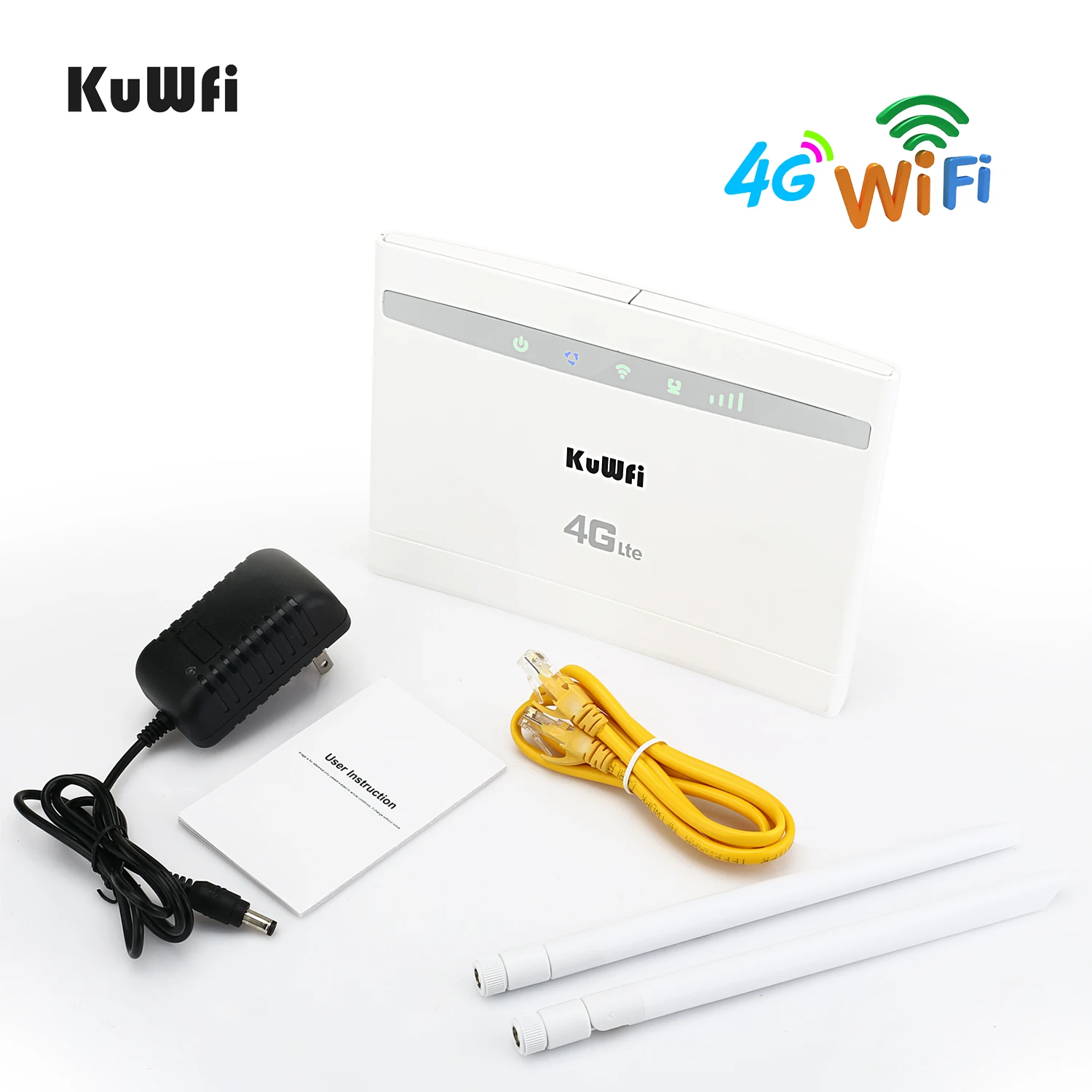 KuWfi 4G LTE маршрутизатор 150 Мбит/с беспроводной роутер CPE 3g/4G sim-карта Wifi маршрутизатор поддержка 4G к проводной сети до 32 устройство Wi-Fi