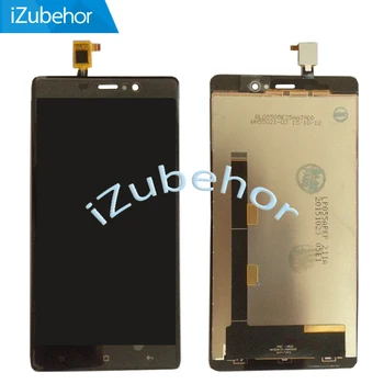 

100% warranty Black and gold LCD display With Touch Screen Digitizer Assembly For Elephone M1 by free shipping