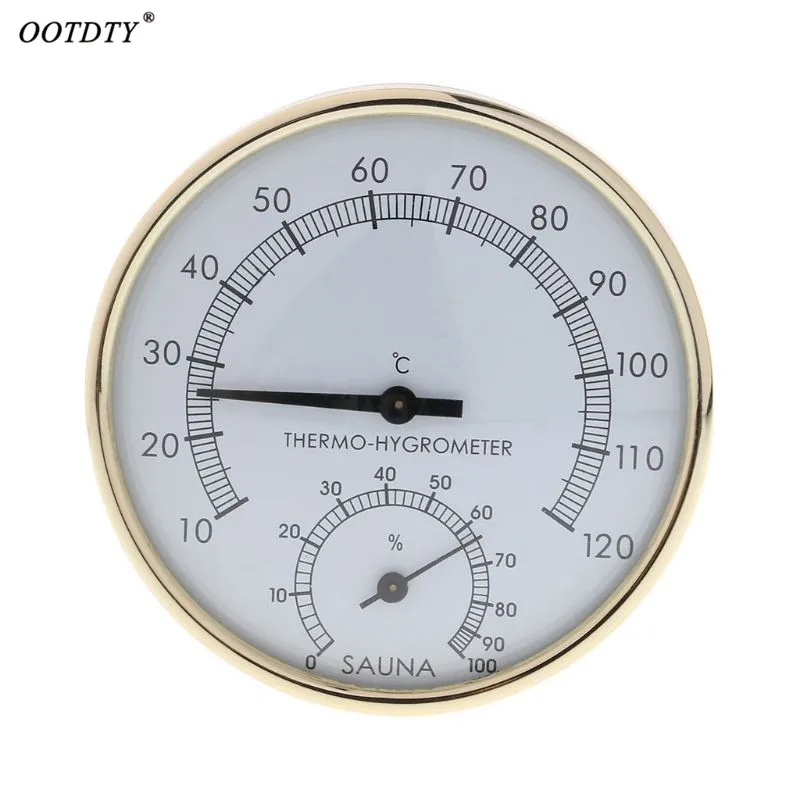 Metal Dial Indoor Temperature Humidity Meter Thermometer & Hygrometer