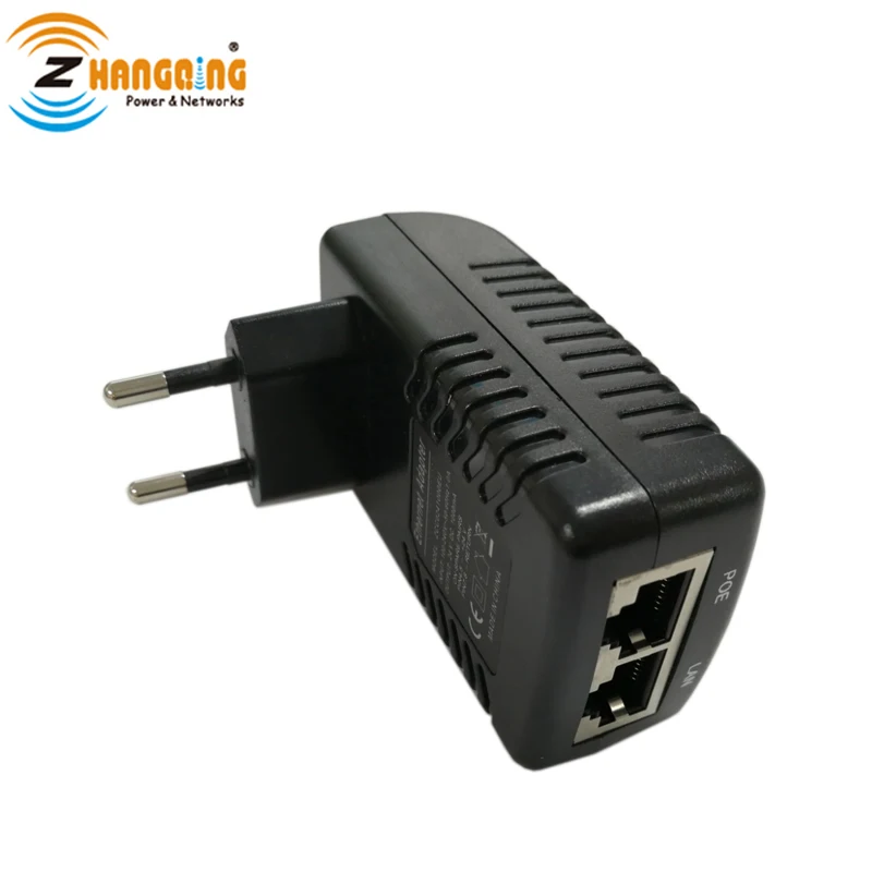 CCTV 24 В 1A безопасности POE настенный держатель вилки Poe инжектор Ethernet PoE адаптер для 24 В устройств ЕС plug PoE питание