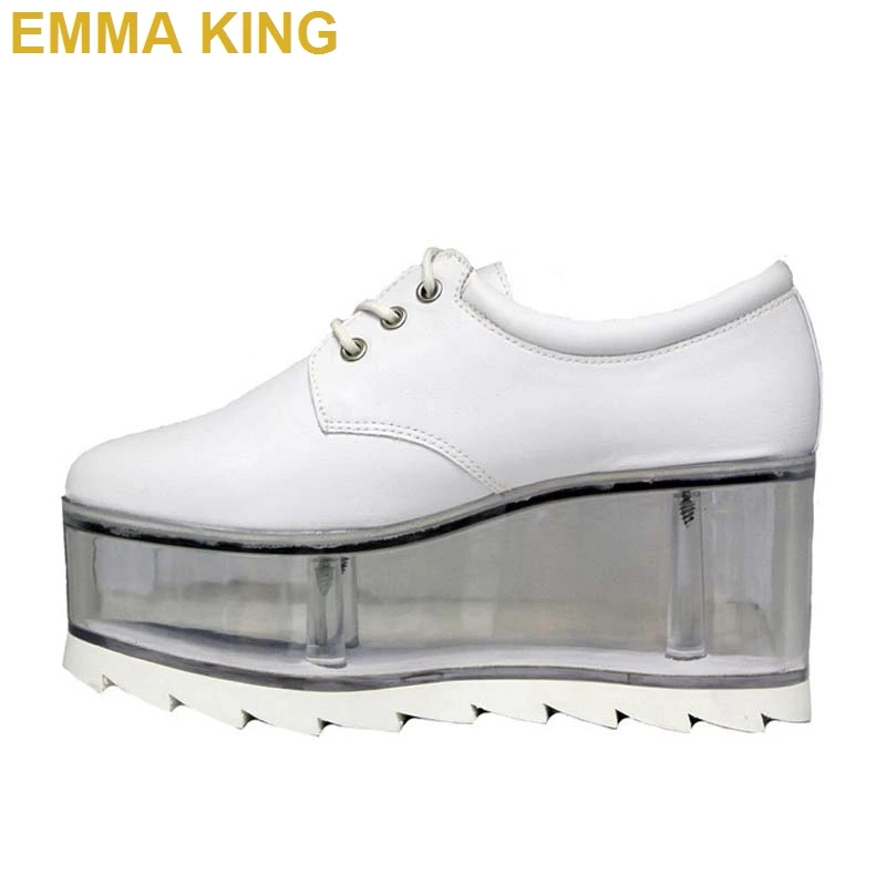 tenis plataforma transparente