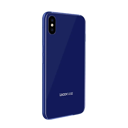 DOOGEE X55 Android 7,0 5,5 дюймов 18:9 HD MTK6580 четырехъядерный 16 Гб rom Двойная камера 8,0 МП 2800 мАч боковой сканер отпечатков пальцев Смартфон