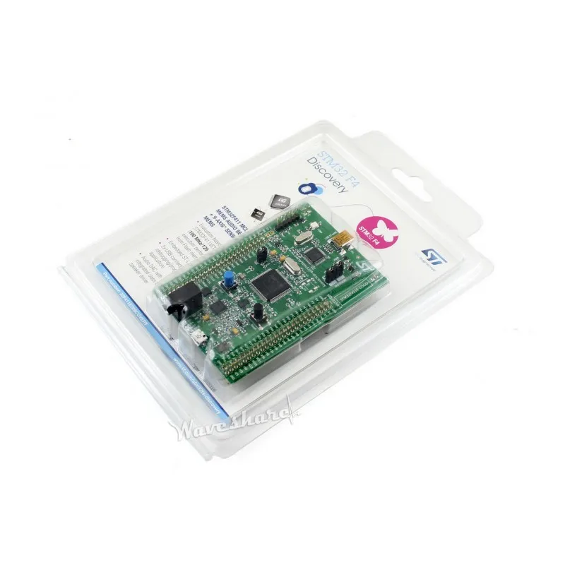 Wavesahre STM32F411E-DISCO/32F411EDISCOVERY, комплект платы обнаружения STM32 с MCU STM32F411VE 512 КБ флэш-памяти 128 Кб ram