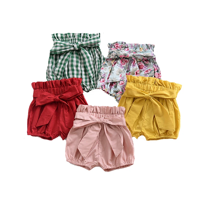 

Summer Baby Girls Shorts Big Bow Kids Short Pants for Girls Summer Children Casual Shorts PP Shorts Girls Clothing