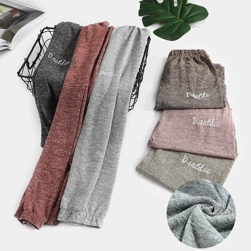 

2019 New Summer House Pants Leggings Korean Edition Pure Color Children Pants Thin Children Wear Lantern Trousers Leggings 3-9T