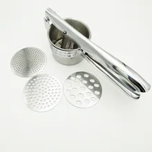 Kitchen accessories Three-in-one stainless steel potato machine Manual juicer Potato presser multi-function kitchen gadget potato sorting in machine vision system
