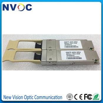 

Free Shipping 40G MMF 100m MPO Connector QSFP SR4 Transceiver with DOM,QSFP+ 40GBASE-SR4 MMF 850nm 100M MPO DDM