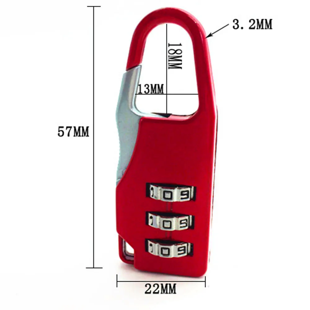 3 набора цифр код пароль Комбинация чемодан с висячим замком багаж Безопасность Путешествия безопасный замок сумка багаж аксессуары
