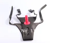 Free shipping Accessories for strap on, two silicone dildo strap-on, fabric harness belt fake penis for sex game