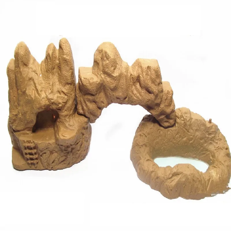 

Simulation model cave plastic ornaments mini hills waterhole micro landscape