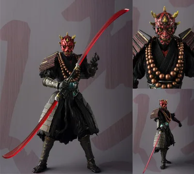 

Star Wars The Force Awakens Samurai Sohei Darth Maul Cartoon Action Figure Model high quality toys for children western anime
