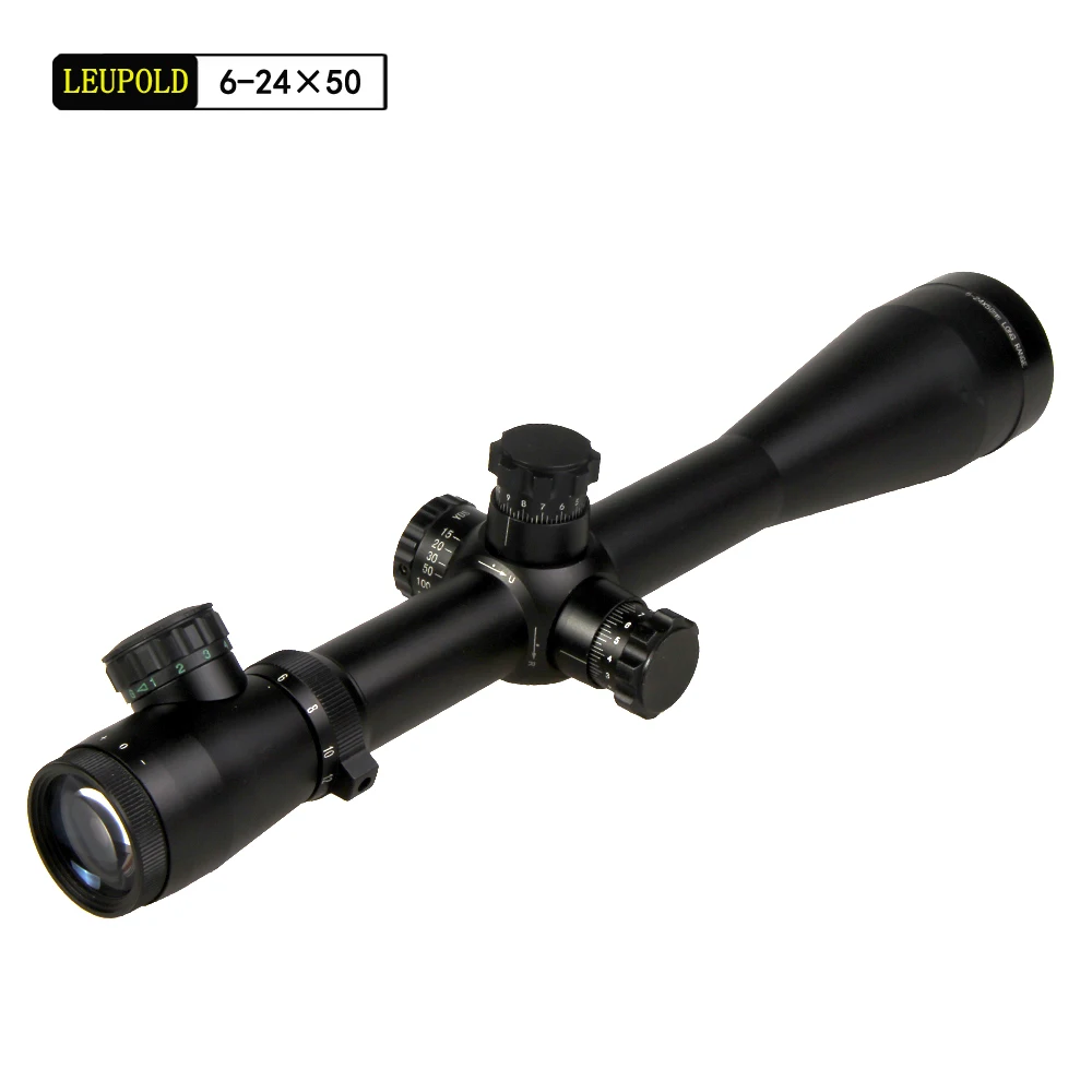 

LEUPOLD MARK 4 M16-24x50 Hunting Rifle Sight Mirror Point Lighting Side Wheel Monocular luneta para rifle optical sight