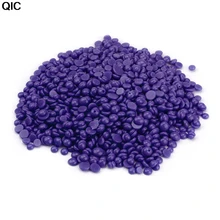 QIC твердый воск Bean Лаванда безболезненное удаление волос воск шарик депиляция Жемчужный воск Фиолетовый Лаванда удаление крем цвет Горячий Бикини