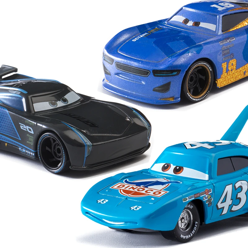 Disney Pixar Cars The King Lightning McQueen матер Джексон шторм Рамирес 1:55 литая модель из