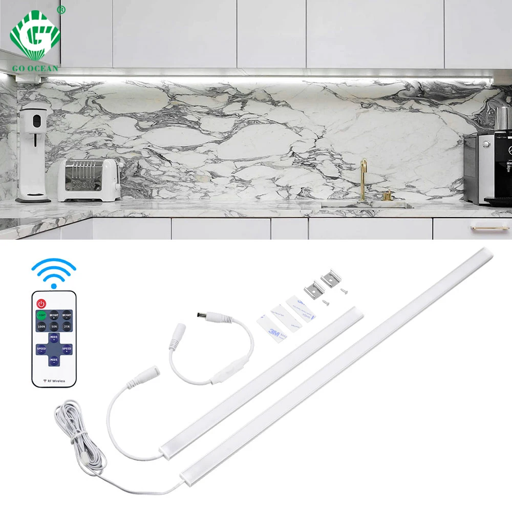  Memory Remote Control Switch Under Cabinet Light 12V DC 6W 8W 10W kitchen Cabinet LED Lamp Wardrobe - 33054794047