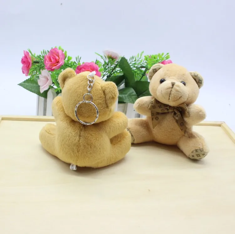 1pcs 10cm Lovely Mini Bear Teddy Bear Plush Toys Four Color