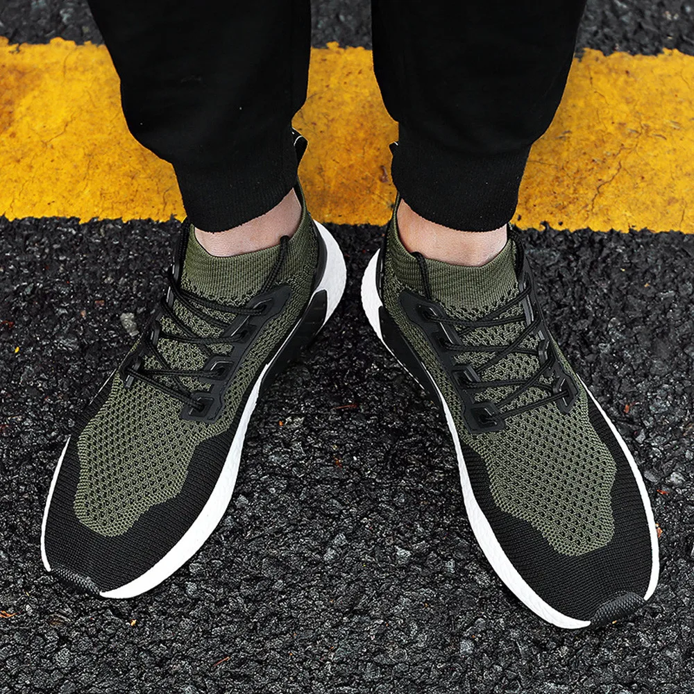 watermelon Sneakers Noir Marche Respirant Casual Lumière up Homme De Mode Course 2019 rouge Loisirs Sport vert Dentelle Plat Hommes Chaussures Red 6gnHF