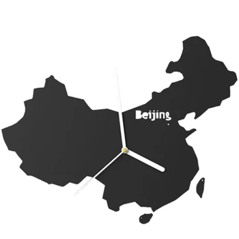 

Diy Clocks Wall Home Decor Vintage 3d Living Room Nordic Modern Modern World Map Kitchen Clock Big Reloj De Pared Oclock WKP434