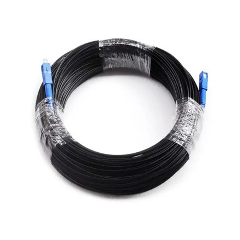 

50M Outdoor SC SM Simplex FTTH Drop Patch Cable SC Singlemode Simplex Fiber optic patch cord FTTH fiber optic jumper Cable