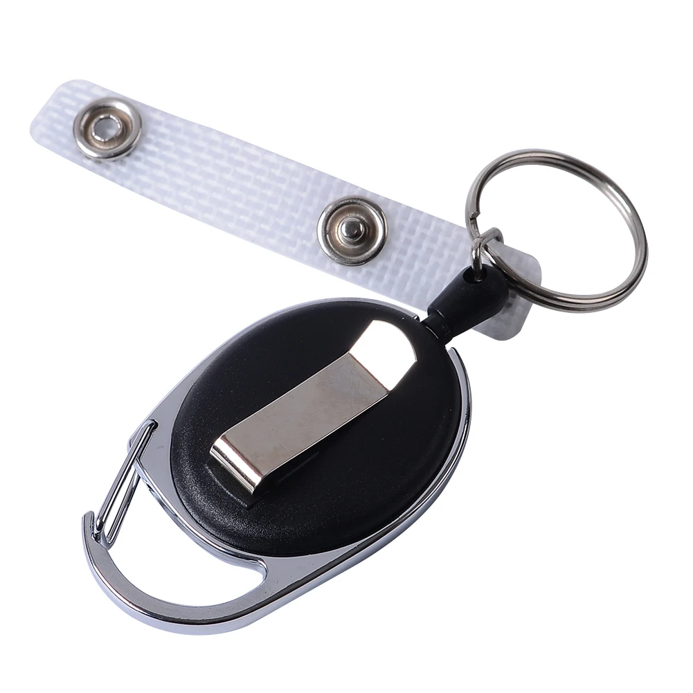 Телескопический брелок для ключей Выдвижной механизм Anti-lost Anti-theft Wire брелок для ключей с задней зажимом гаджет
