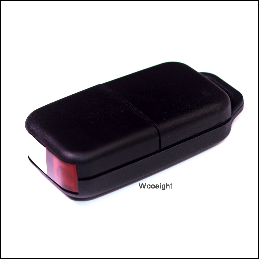 Wooeight New Replacement 1 Button Remote Flip Black Key Shell Case With Blade Fit For Mercedes Benz W168 W124 W202 (7)