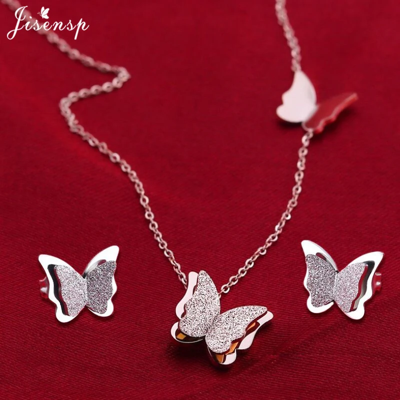 Joyería Collar Pendiente Conjunto de Animales Niños Conjuntos Para Niña mejor Regalo Accesorios