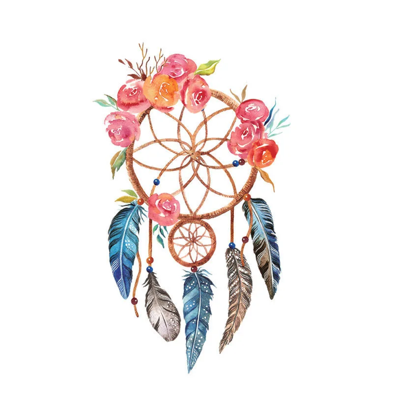 

DreamCatcher Iron On Patches Clothes Stickers For Clothes Heat Transfer Iron On DIY T-Shirt Dresses Decoration Printing