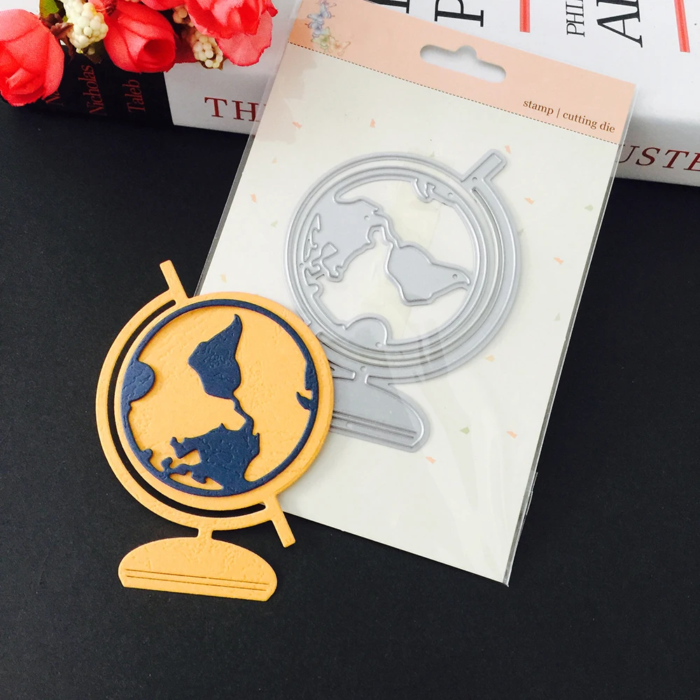 Globe Metal Cutting Dies For DIY Scrapbooking Photo Album Paper Cards