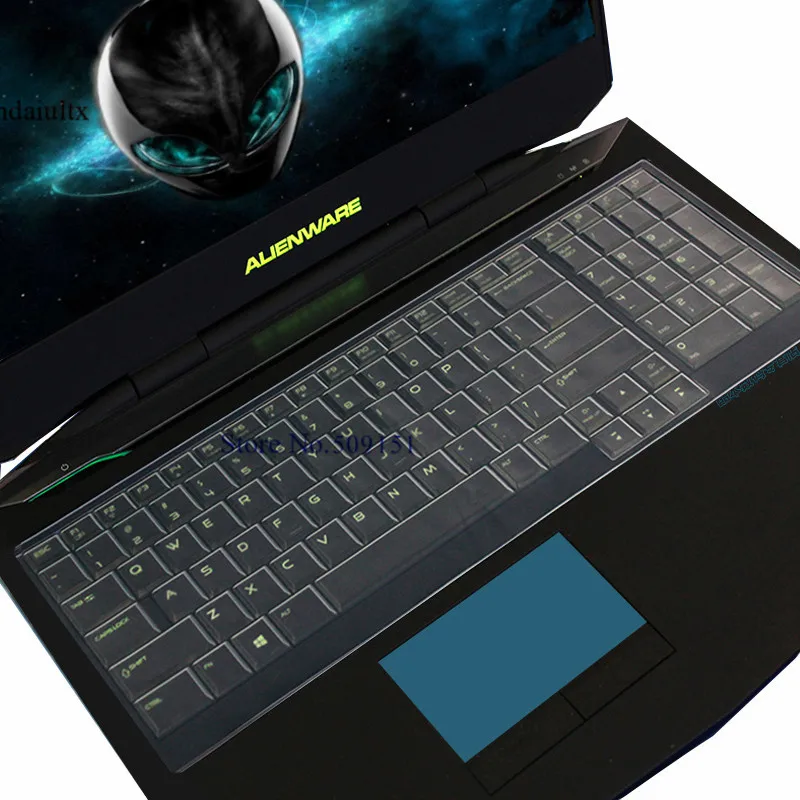 Силиконовая Защитная крышка для клавиатуры ноутбука 17 3 дюйма Alienware M17X R2 R3 R4