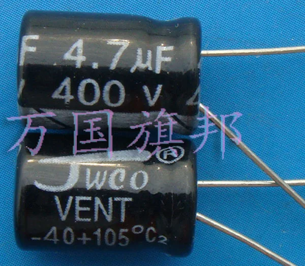 

Free Delivery.All series electrolytic capacitors 400 V 4.7 - 4.7 uF ultrafiltration