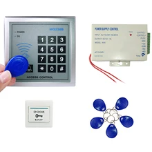 Домашняя система контроля доступа с клавиатурой+ контроллер электропитания+ Rfid код на клавишной панели